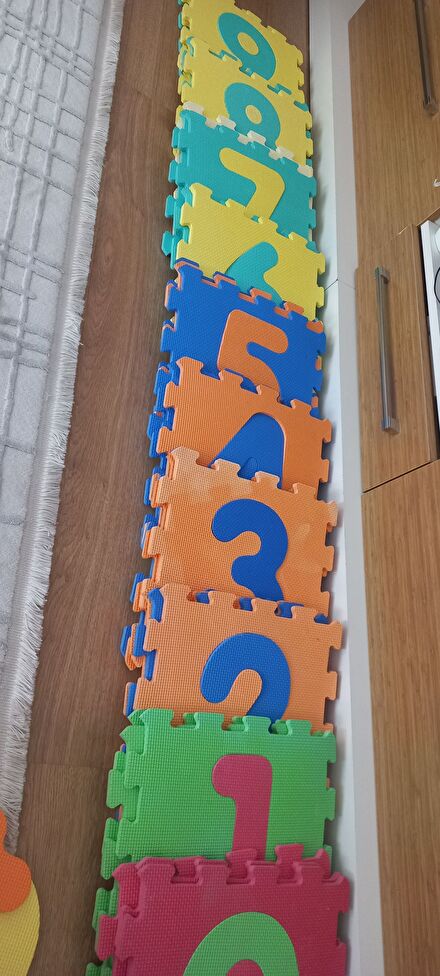 Rakam Puzzle mat Oyuncak Seti