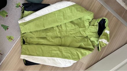 Yeşil unisex Kayak Montu
