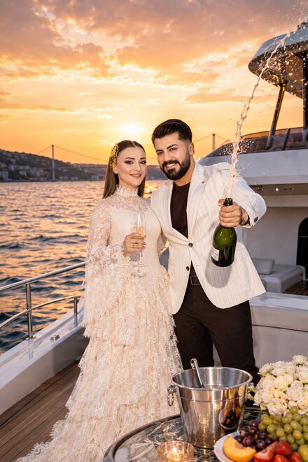 Dantel Detaylı Kadın Abiyesi özel tasarı