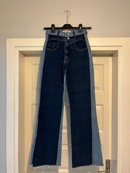 İki Renkli Topshop Jean