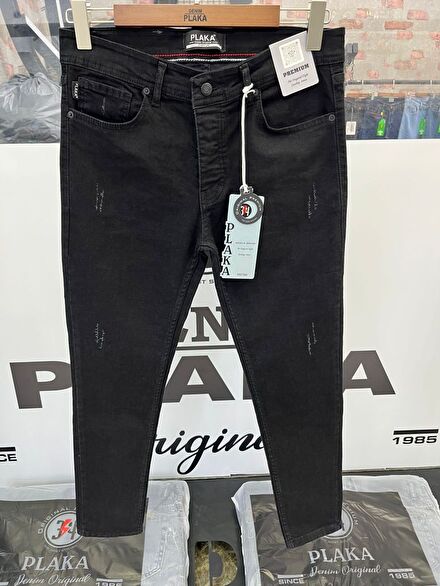 PLAKA Premium Erkek Jean Pantolon Slim