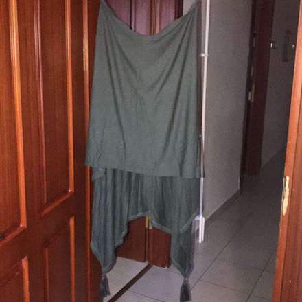 Penye yeşil panço