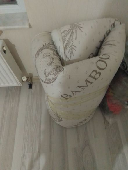 Bebek Yastığı Bambu Desenli