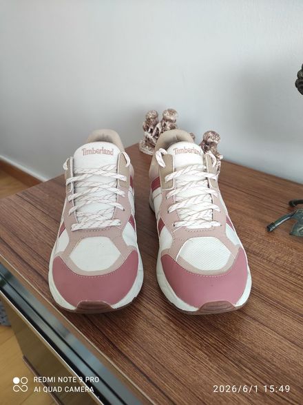 Timberland Pembe Beyaz Sneaker