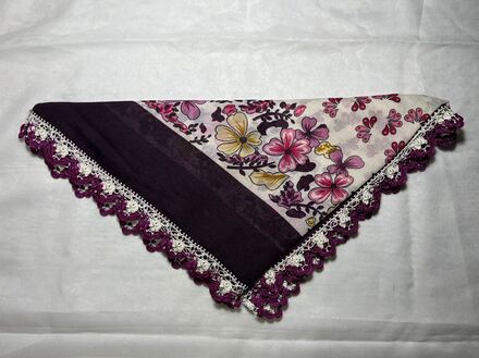 Çeyizlik Oyalı Eşarp/Yazma/Tülbent