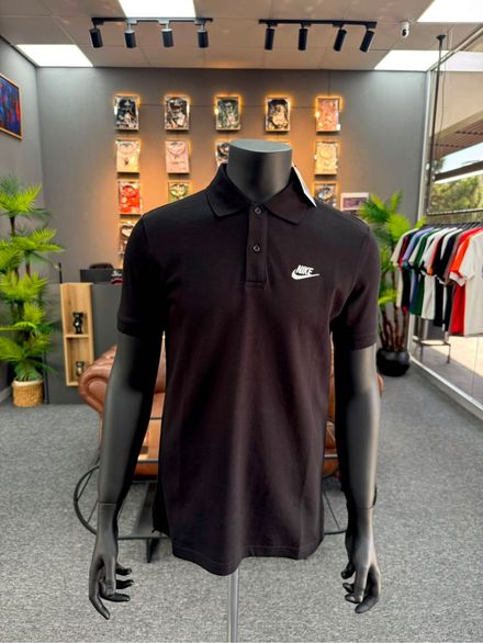 Nike / Clup Tee Polo Yaka Siyah Overs
