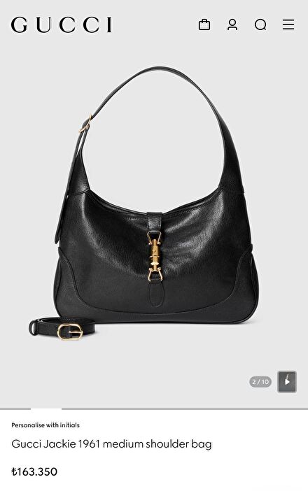 Gucci Jackie 1961 Medium Omuz Çantası