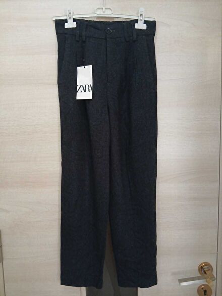 Zara Yüksek Bel Kumaş Pantolon