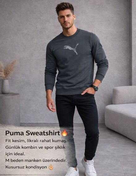 Sweatshirt Antrasit