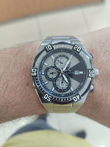 Gümüş Renk Metal Kordonlu Saat