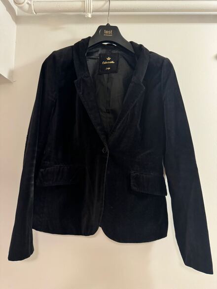 Colins Siyah Kadife Blazer Ceket