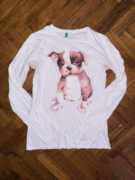 Köpüş desen beli saran uzun kol tshirt
