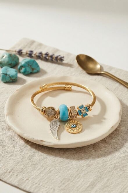 #pandora model çelik charm bileklik