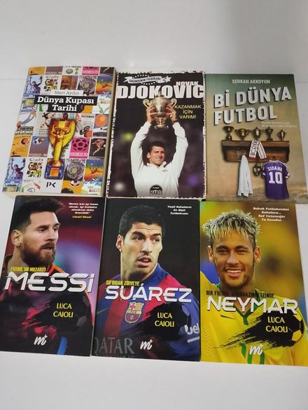 Futbol kitapları hepsinin fiyatıdır