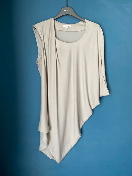 Helmut Lang Asimetrik Bluz Oversize