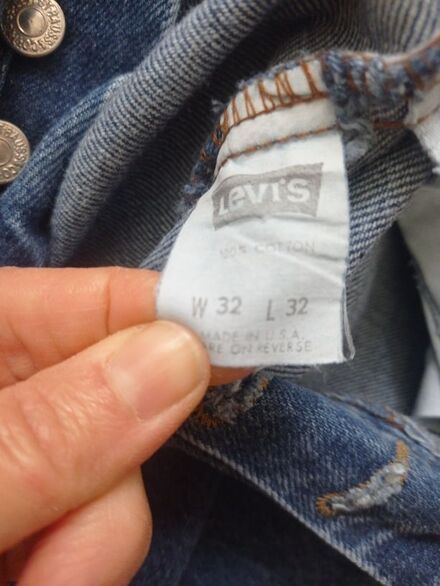 Levi's 501 Mavi Jean W 32 L 32