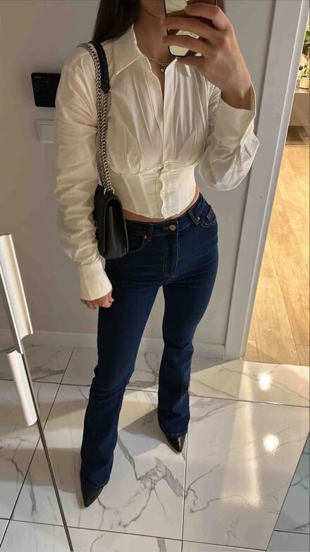İspanyol Paça Flare Jean