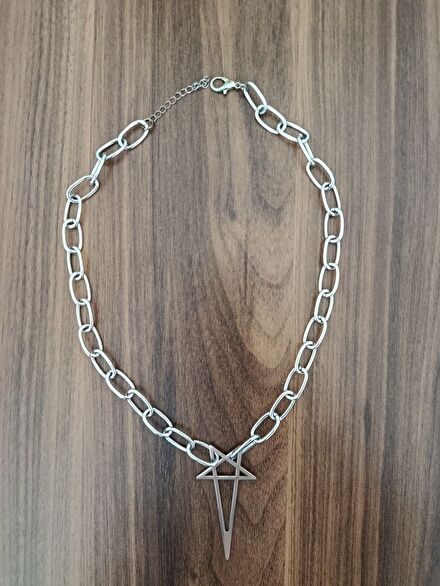 Rick Owens Pentagram Necklace
