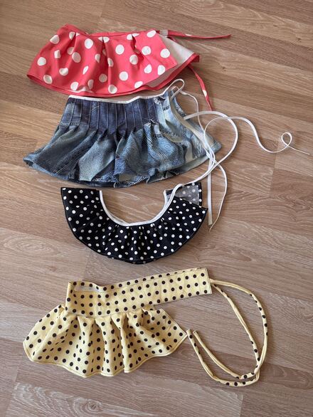 Desenli skirt belt