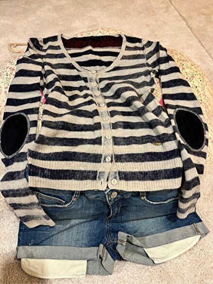 Zadig&Voltaire cep detaylı kot şort