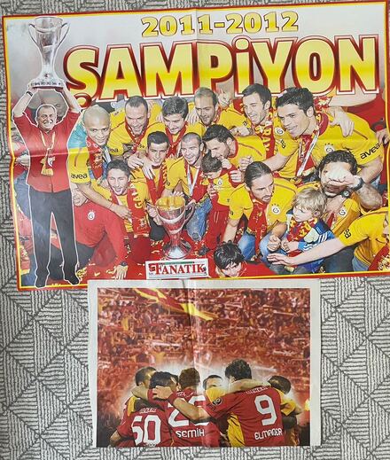 2011-2012 Galatasaray Şampiyonluk Poster