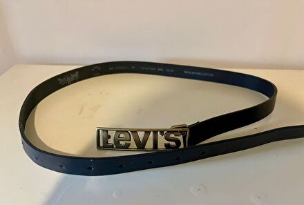 Levi's Siyah Deri Kemer