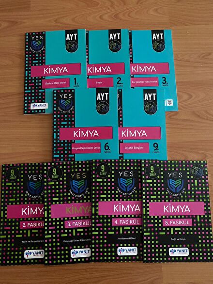 yanıt yayınları kimya föyleri