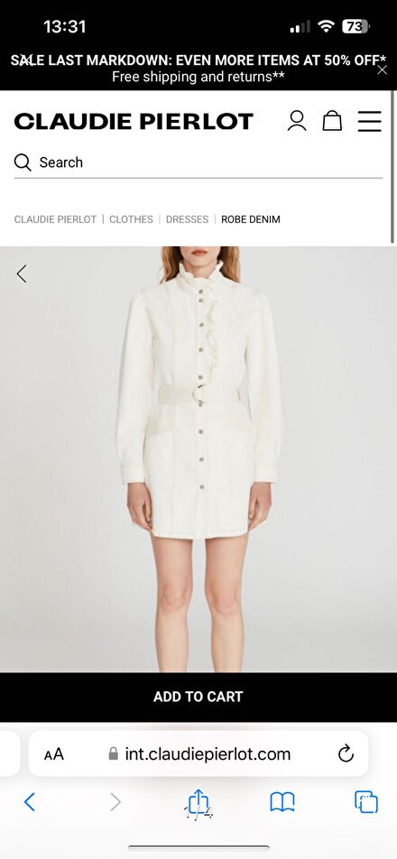 Claudie Pierlot kot elbise