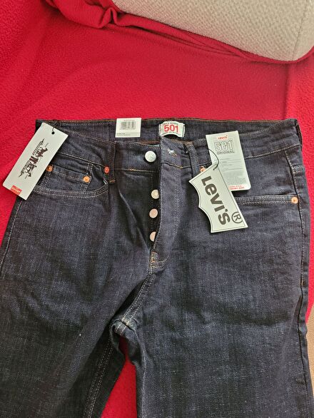 Levi's 501 lacivert Kot Pantolon
