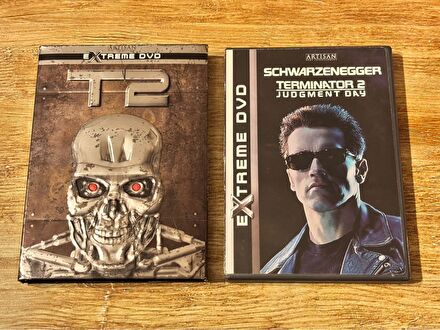 T2 TERMINATOR 2 EXTREME DVD TENEKE KUTU