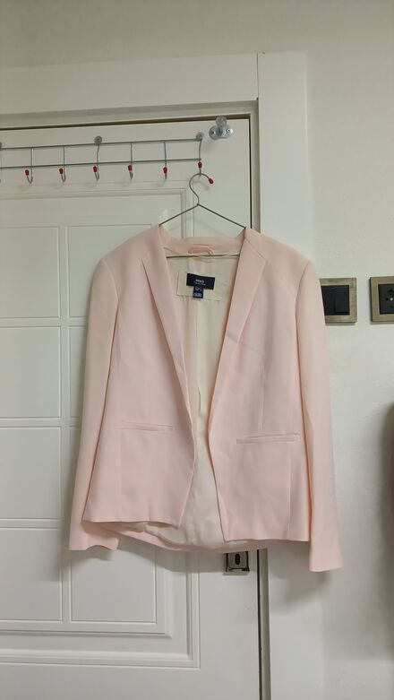 Pembe Blazer Ceket