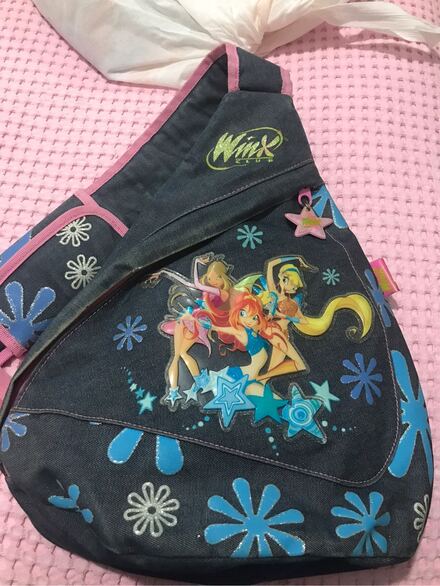 Winx lisanslı kot çanta