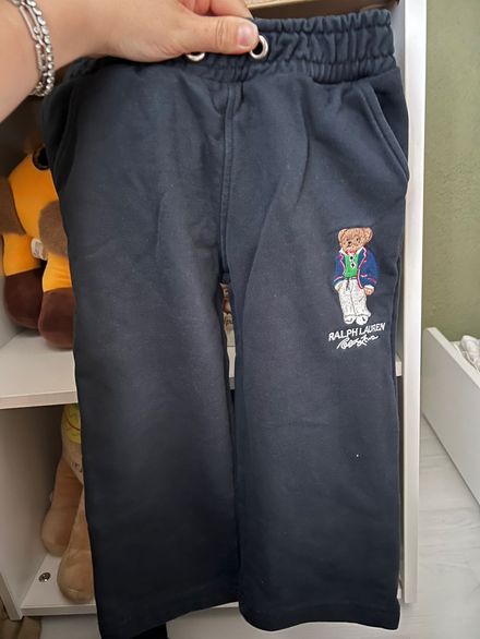 Lacivert Polo Bear Detaylı Eşofman Altı