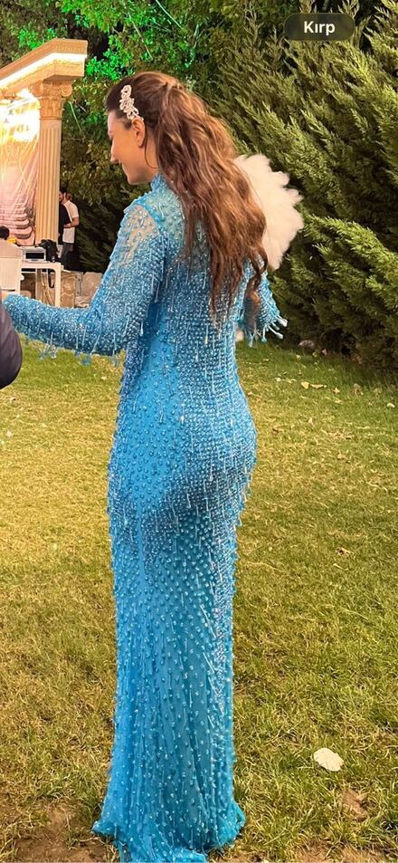 Taşlı abiye