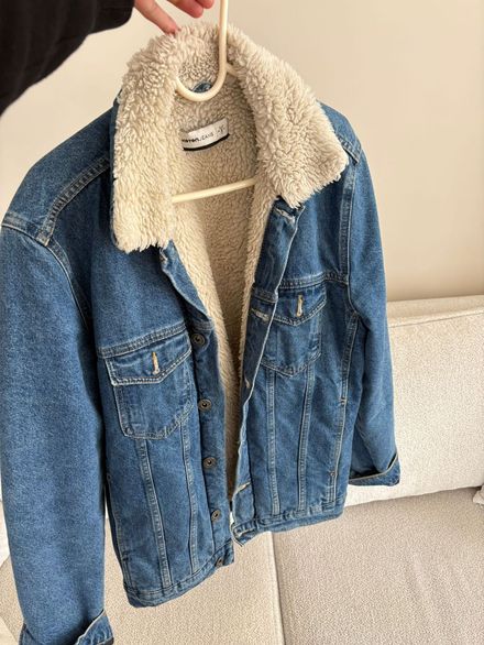 Koton Jeans Mavi  Detaylı Kot Ceket