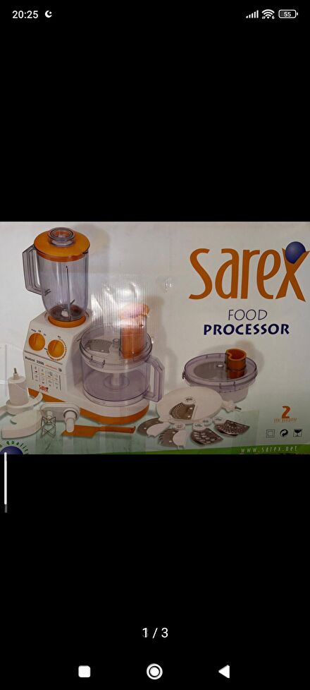 Sarex mutfak robotu sıfır kutulu