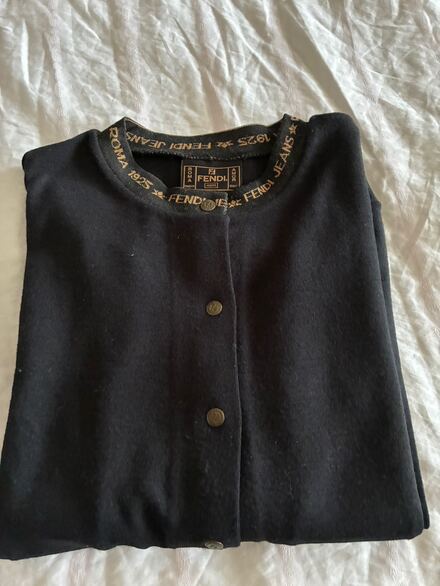 Siyah Vintage Fendi hırka