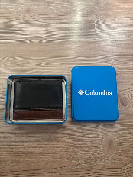 Columbia Siyah Deri Cüzdan