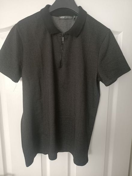 koton polo yaka fermuarli tshirt