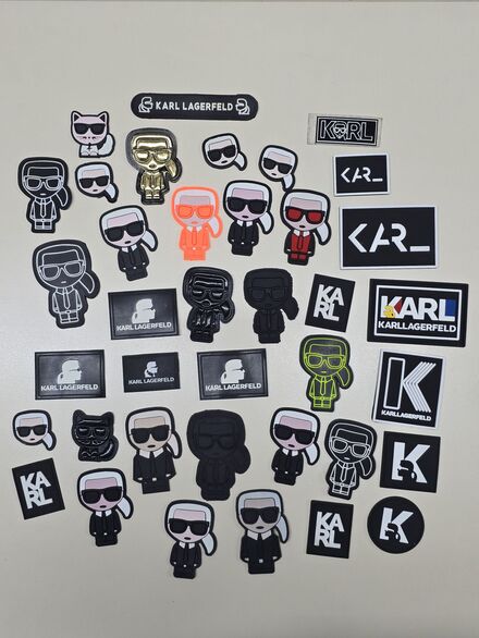 karl lagerfeld arma etiket patch