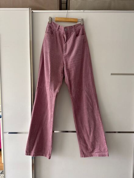 Pembe Kadife Pantolon Zara