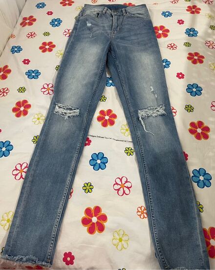 H&M dibaded jean pantolon