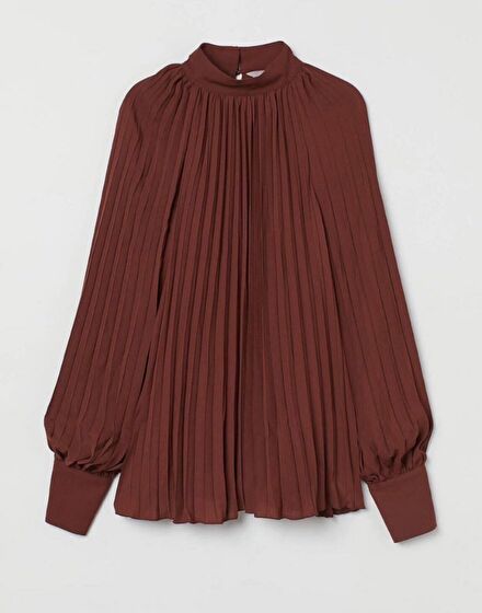 H&M Kahverengi Bluz