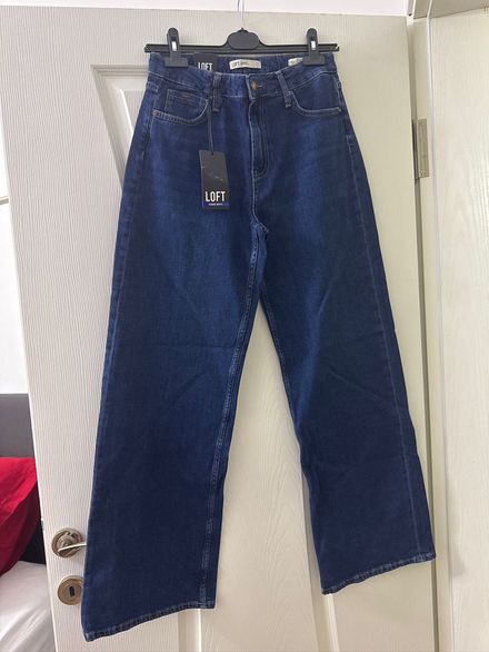 Loft Geniş Paça Jean Pantolon
