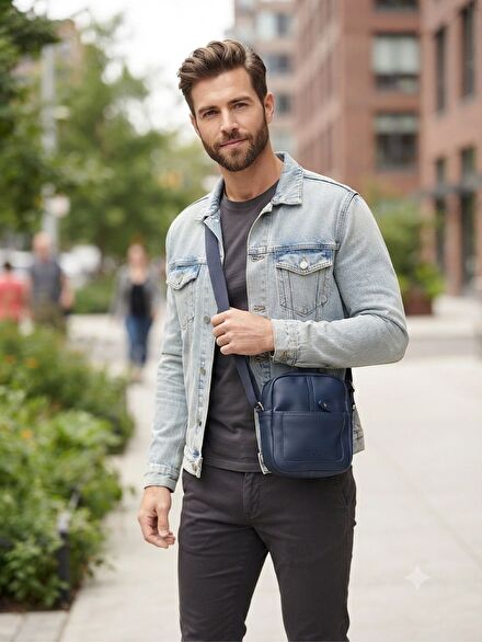 Samsonite Lacivert Erkek Çantası