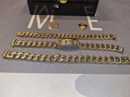 guess bileklik gold