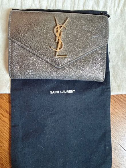 Orjinal Saint Laurent Kartlık Cüzdan
