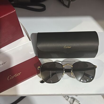 Orjinal cartier erkek güneş gözlk ct0012