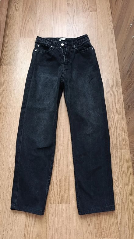 Siyah Zara Mom Jean Pantolon