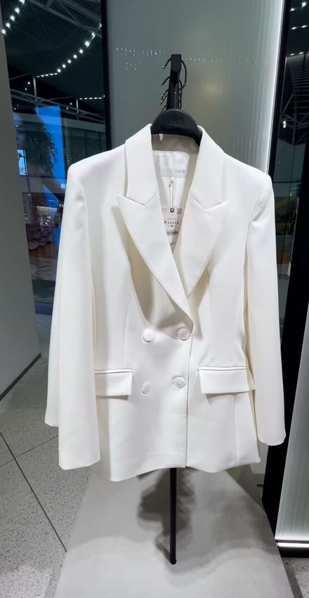 Zara çift düğmeli blazer